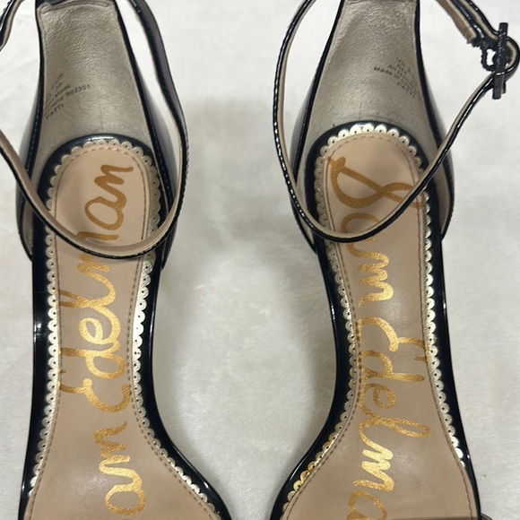 Sam Edelman Black Heels with Ankle Straps - Picture 12 of 14